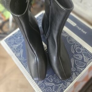 a new day Black Ankle Boots